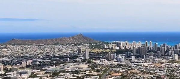 Diamond Head from Tantalus Lookout