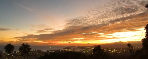 Tantalus Lookout Orange Sunset